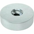 Bsc Preferred Zinc-Plated Steel Press-Fit Nut for Sheet Metal 2-56 Thread for 0.04 Minimum Panel Thickness, 25PK 95185A105